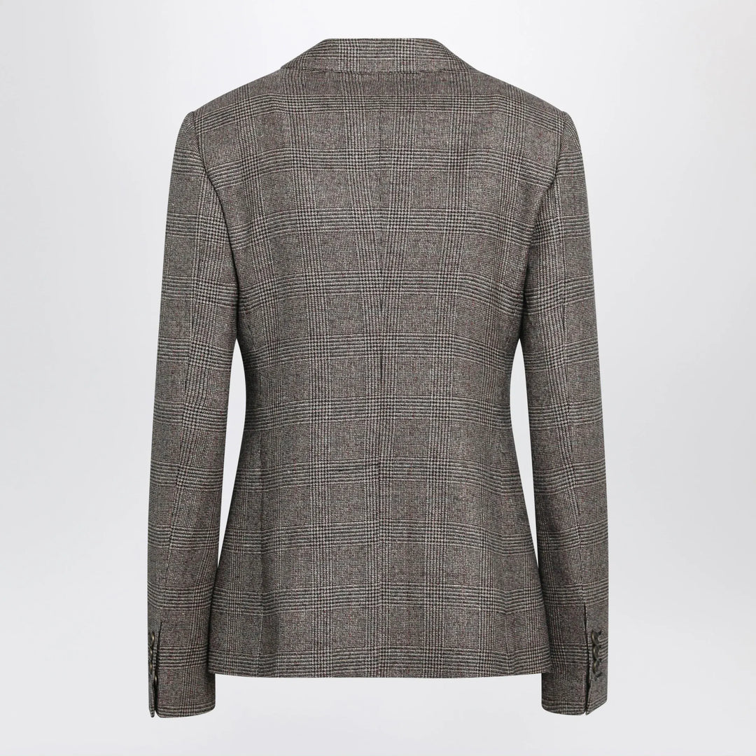 Burberry - Prince of Wales Wool-Blend Single-Breasted Jacket Brand