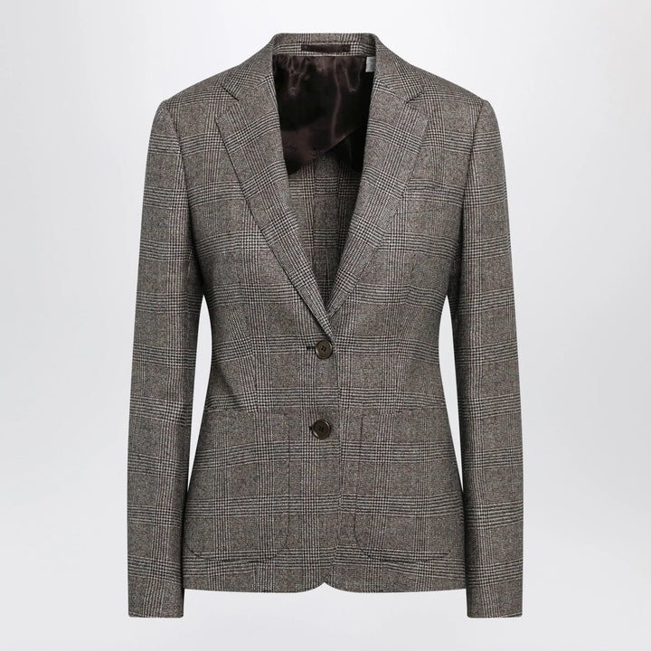 Burberry - Prince of Wales Wool-Blend Single-Breasted Jacket Brand 8 UK