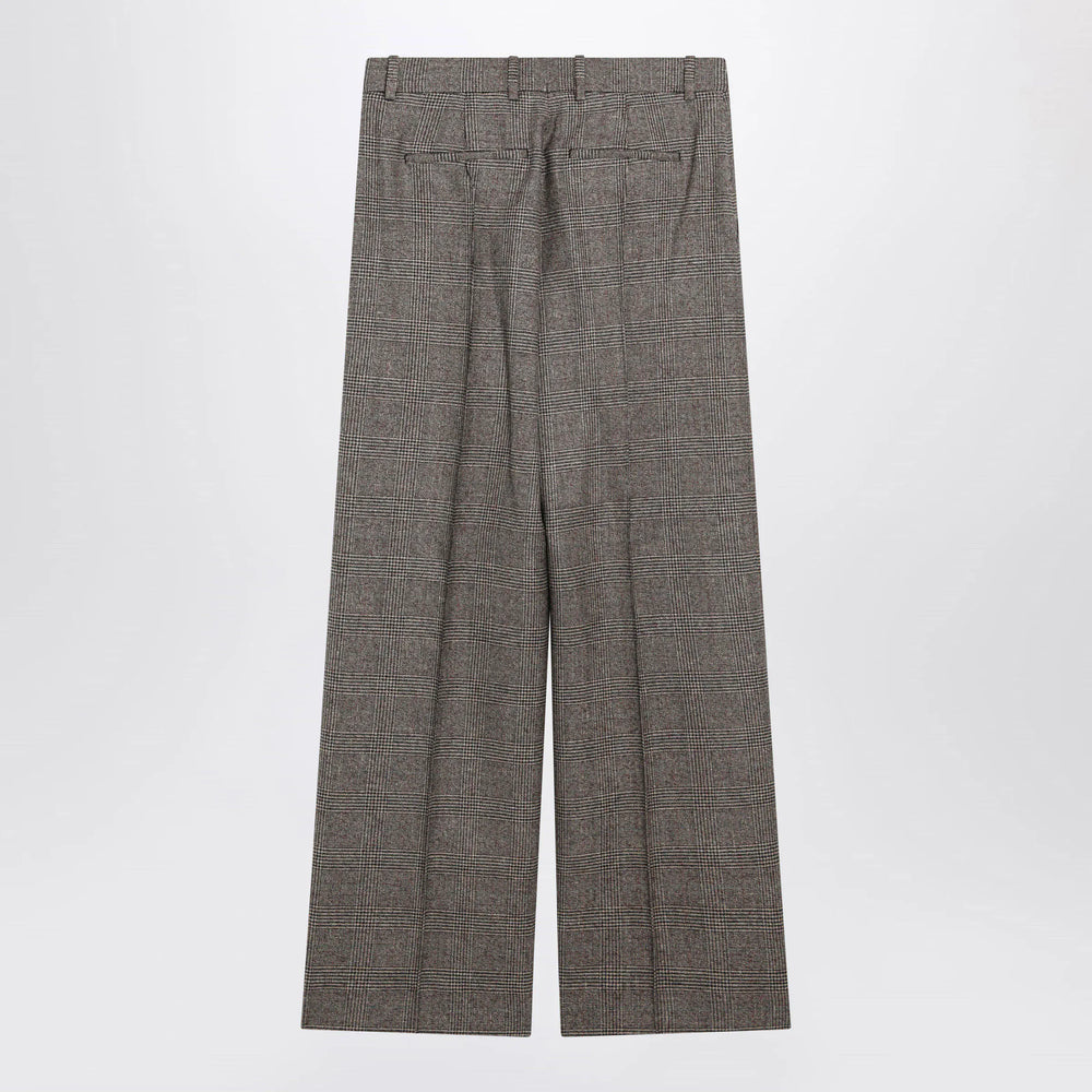 Burberry - Prince of Wales Wool-Blend Trousers Brand
