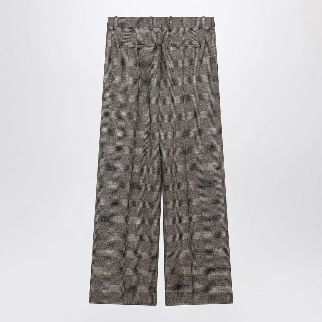 Burberry - Prince of Wales Wool-Blend Trousers Brand