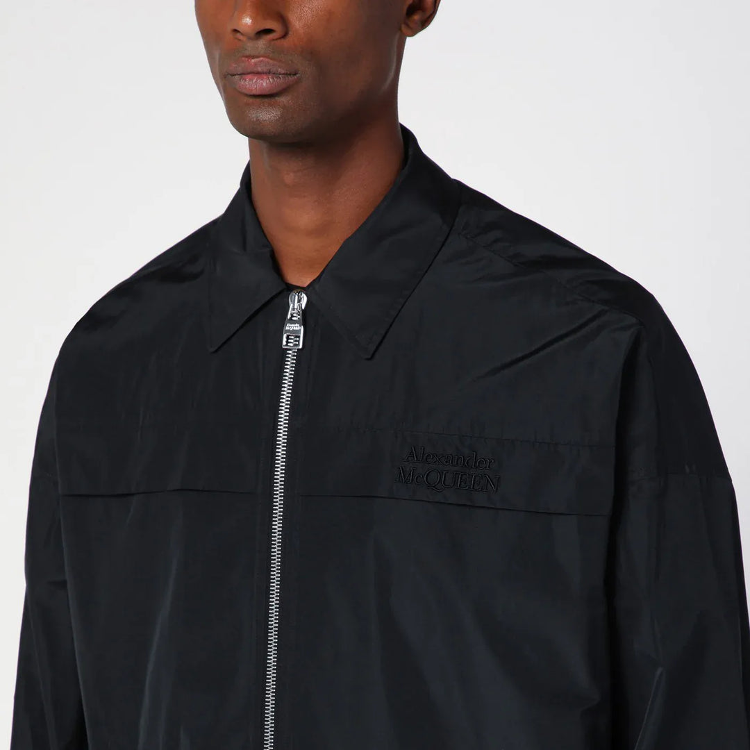 Alexander McQueen - Lightweight zipped jacket black Brand Coats &amp; Jackets