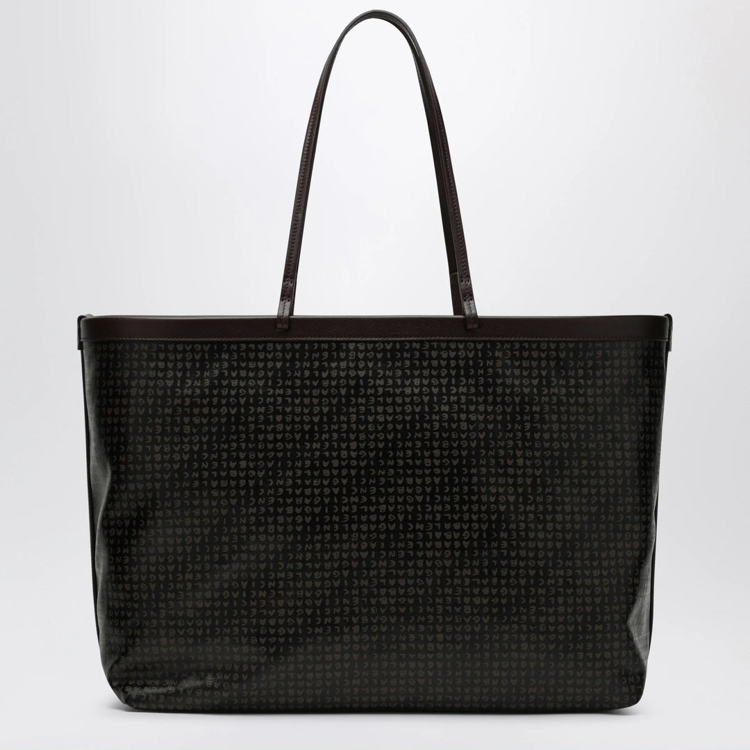 Balenciaga - Select large tote in coated black canvas Brand Coats &amp; Jackets U
