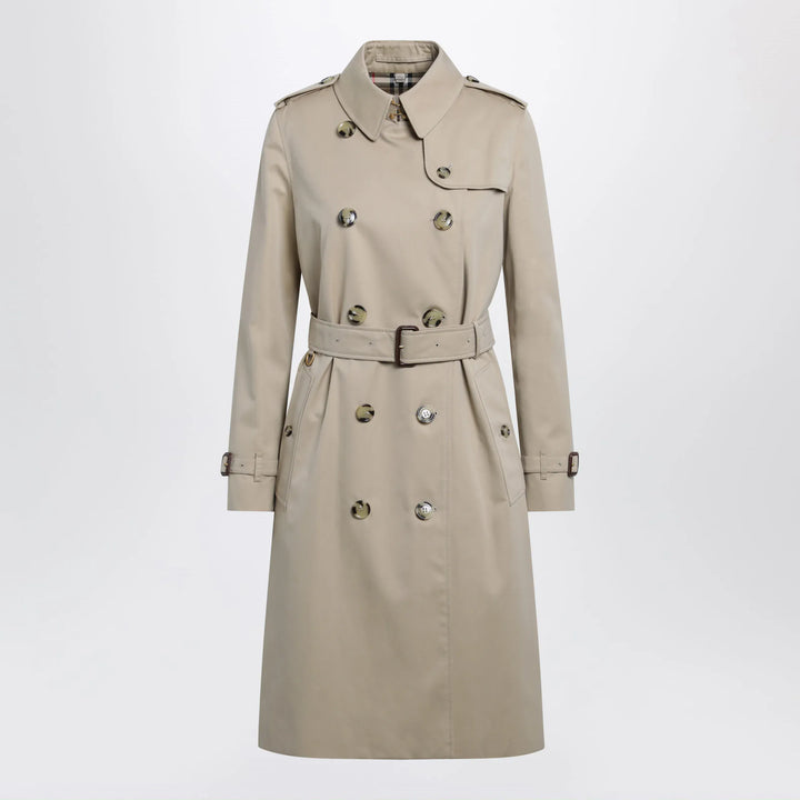 Burberry - Long Kensington Heritage cotton trench coat in honey Brand Coats &amp; Jackets 6 UK