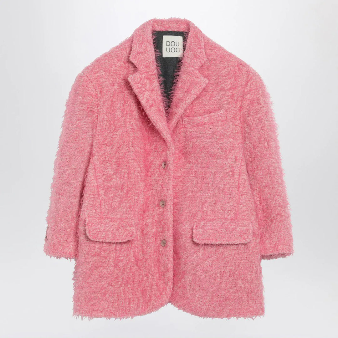 Douuod - Olona pink wool-blend jacket Brand Coats &amp; Jackets 10