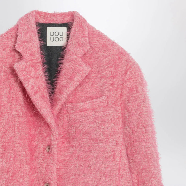 Douuod - Olona pink wool-blend jacket Brand Coats &amp; Jackets