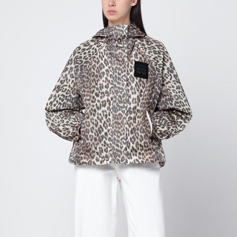 Coats & Jackets GANNI - Jacket with leopard prin - XXS/XS Brand