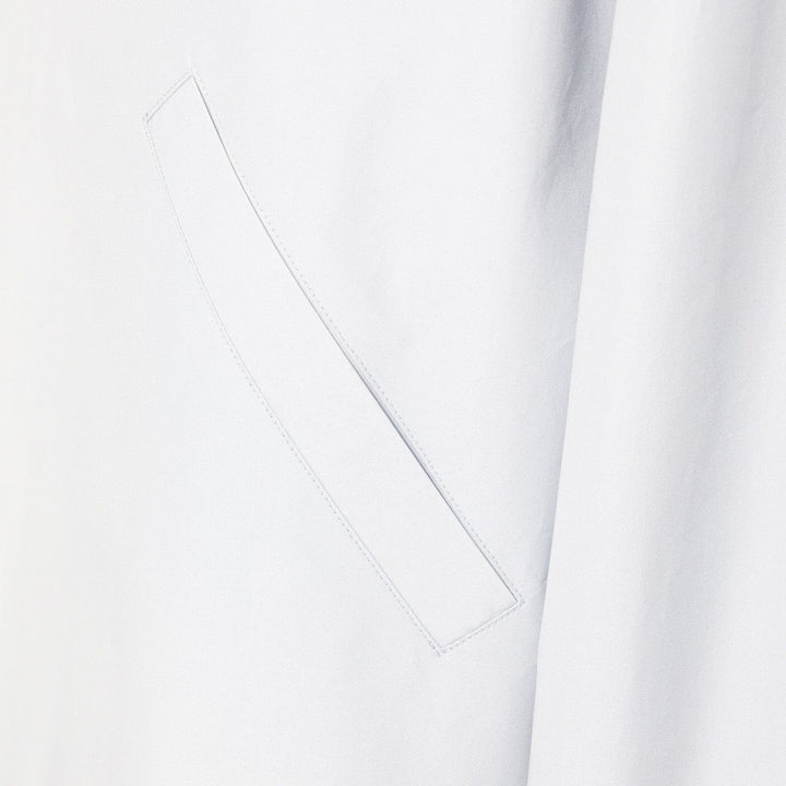 Jil Sander - Light grey cotton taffeta jacket with logo Brand Coats &amp; Jackets