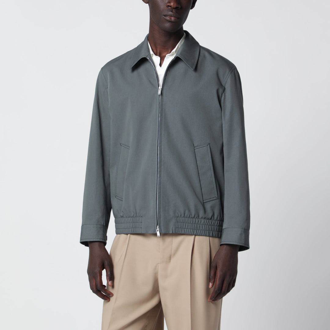 Coats & Jackets Lardini - Zip Jacket In Cotton And Silk Brand