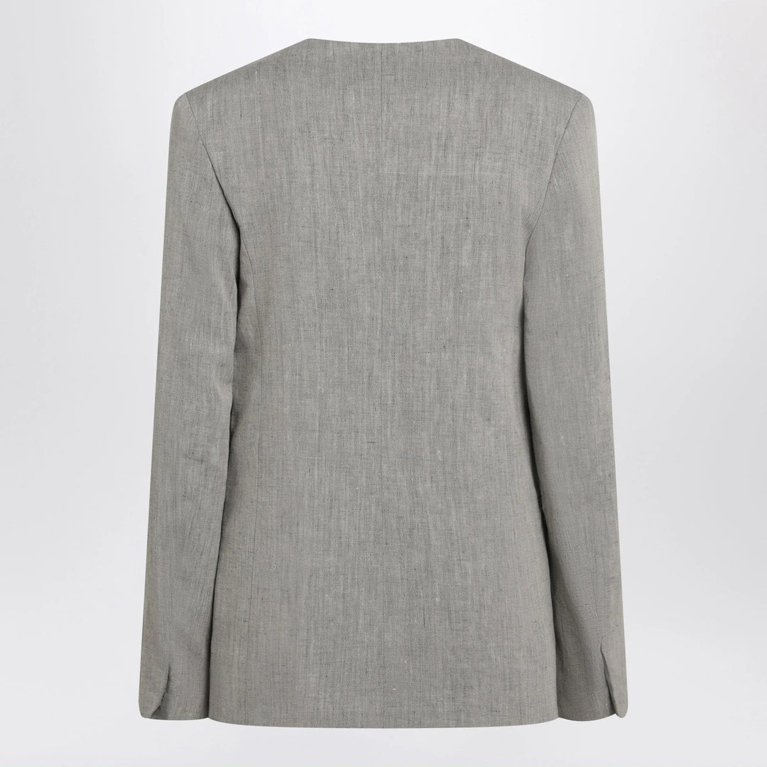 LouLou De Saison - Suna tailored jacket with an asymmetric opening and lapel Brand Coats &amp; Jackets