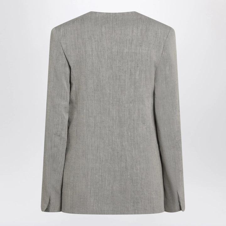 LouLou De Saison - Suna tailored jacket with an asymmetric opening and lapel Brand Coats &amp; Jackets