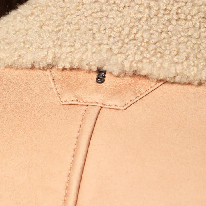 Salvatore Santoro - Nude leather bomber jacket Brand Coats &amp; Jackets 42  IT