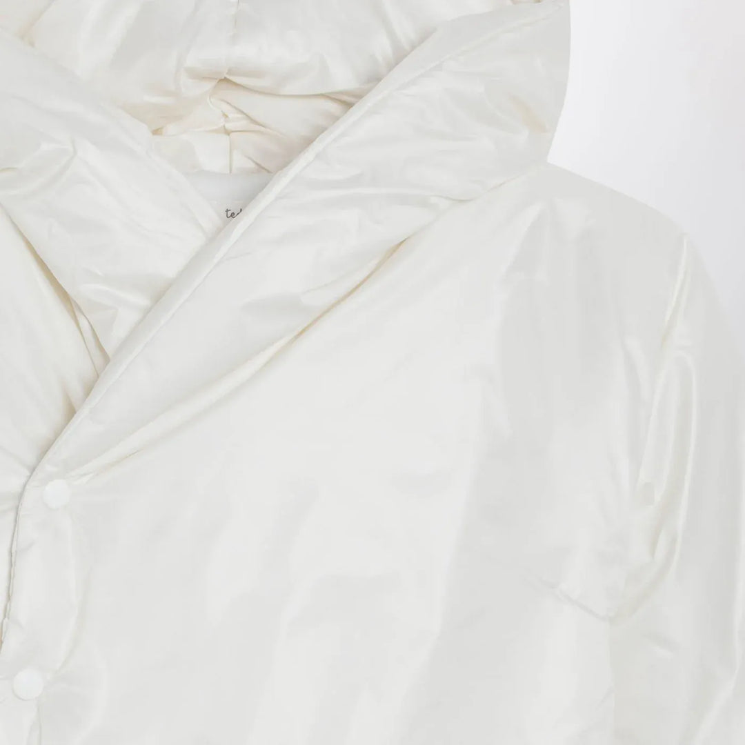 Teddy &amp; Minou - White hooded puffer jacket Brand Coats &amp; Jackets