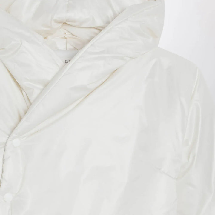 Teddy &amp; Minou - White hooded puffer jacket Brand Coats &amp; Jackets