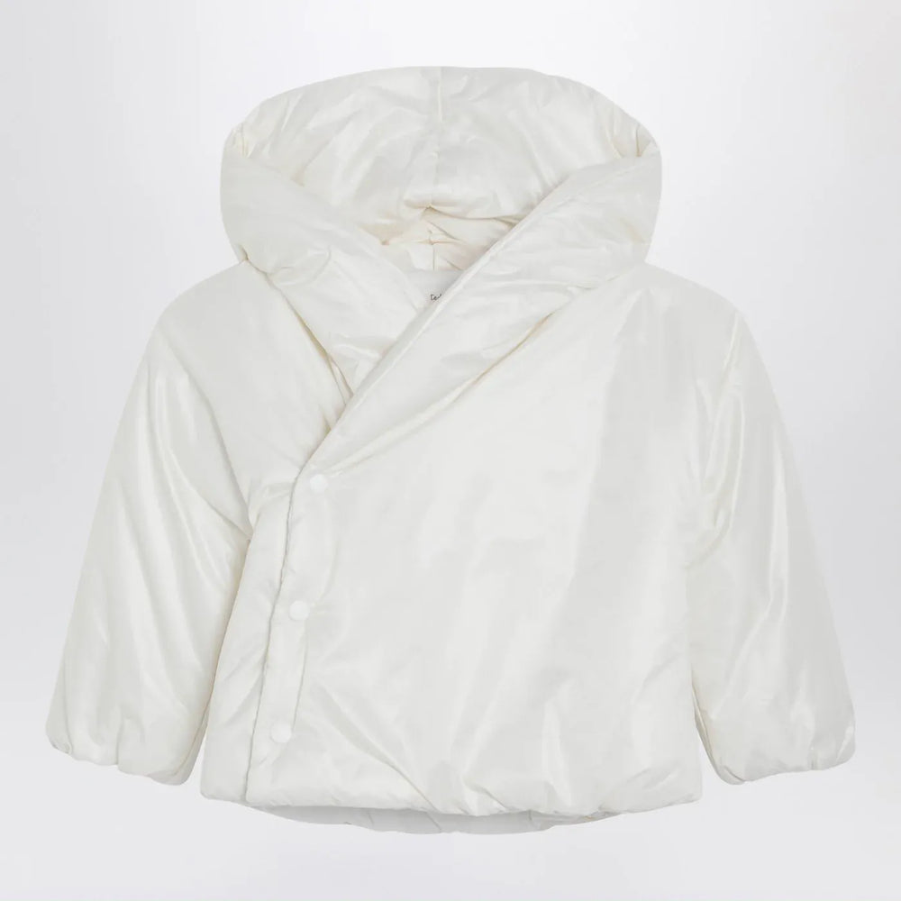Teddy & Minou - White hooded puffer jacket Brand Coats & Jackets 6/9M