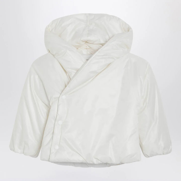 Teddy &amp; Minou - White hooded puffer jacket Brand Coats &amp; Jackets 6/9M