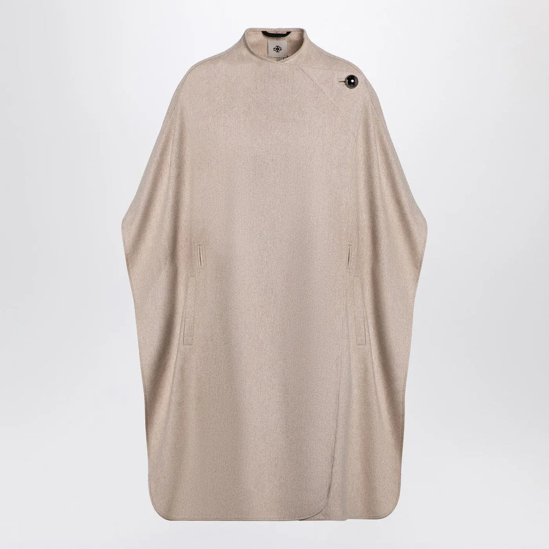 the garment - Beige wool-blend cape Brand Coats &amp; Jackets TU