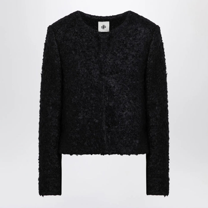 the garment - Recycled wool blend black Vienna jacket Brand Coats &amp; Jackets 12 UK