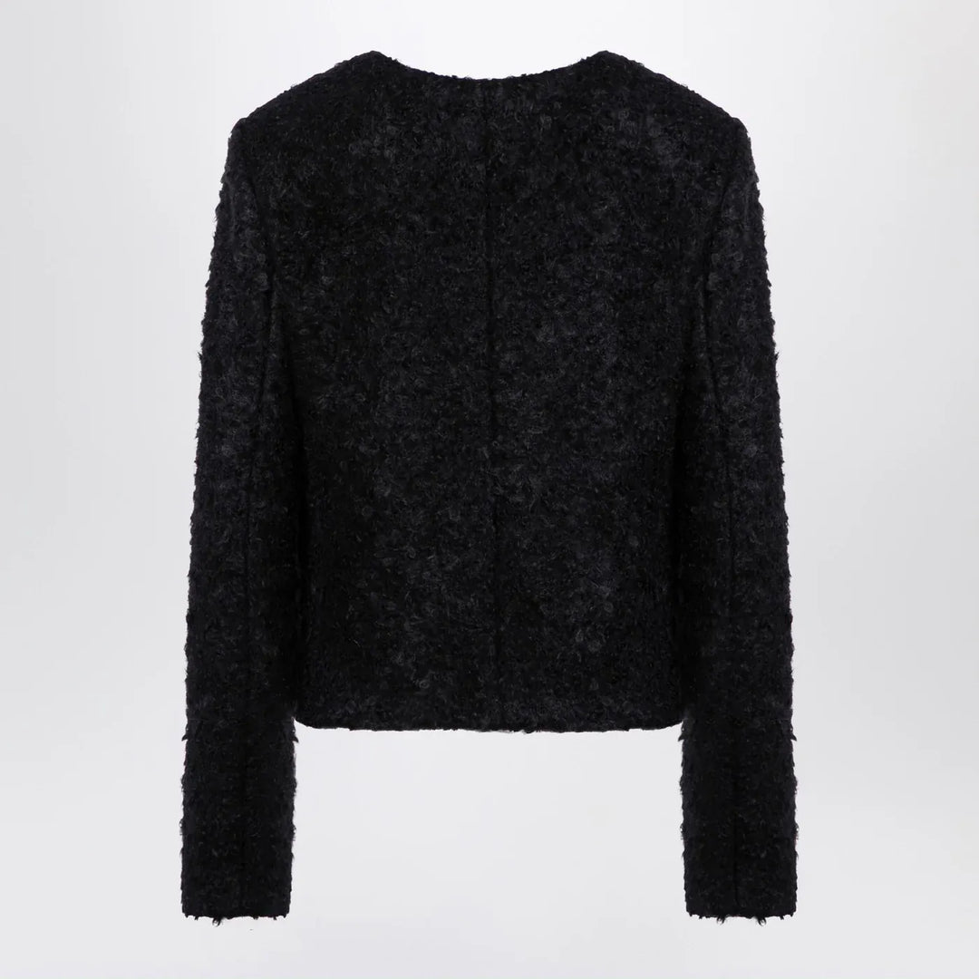 the garment - Recycled wool blend black Vienna jacket Brand Coats &amp; Jackets 12 UK