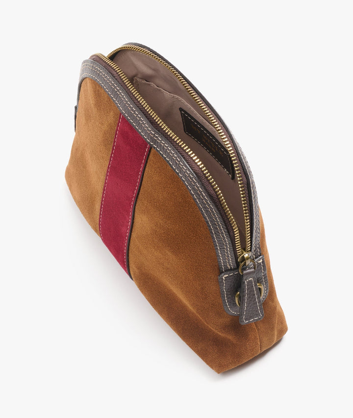 My Style Bags Cosmetic &amp; Toiletry Bags My Style Bags Twin Deluxe Makeup Bag in Cotto/Bordeaux for Women Brand