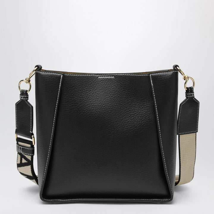 Stella McCartney - Square black crossbody bag with logo Brand Crossbody Bag U