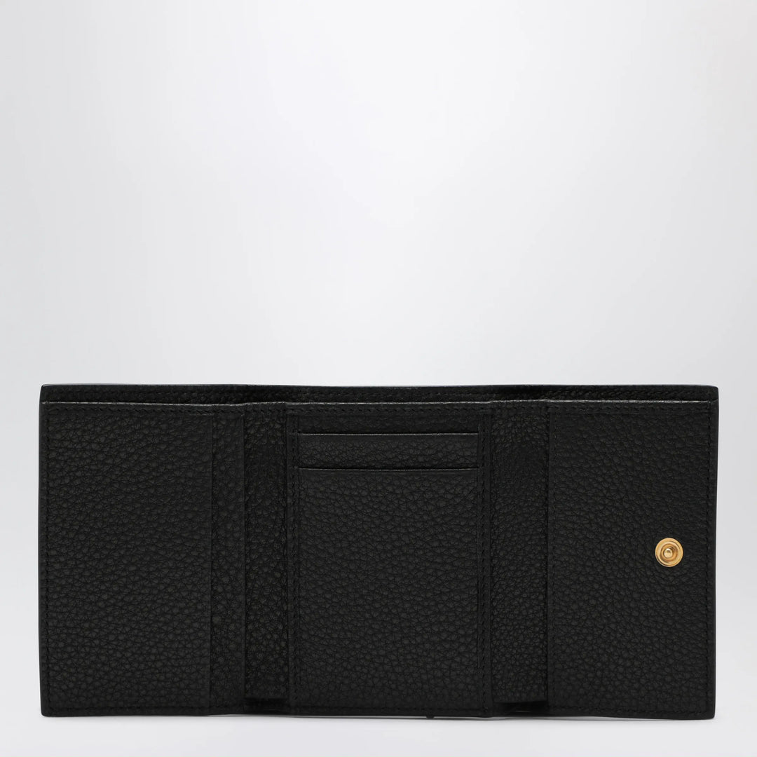 Dolce&amp;Gabbana - Black Dauphine Calf Leather Wallet Brand U
