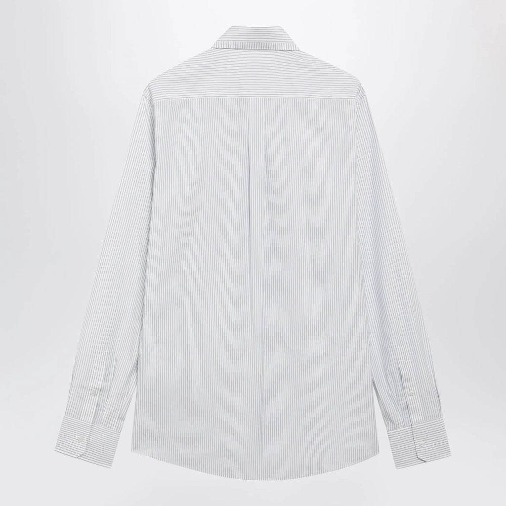 Dolce&Gabbana - White Double-Collar Striped Shirt Brand