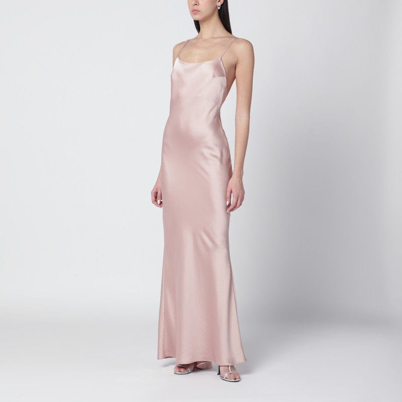 Dresses The Andamane - Peony-coloured Ninfea dress with back draping - 38 IT Brand
