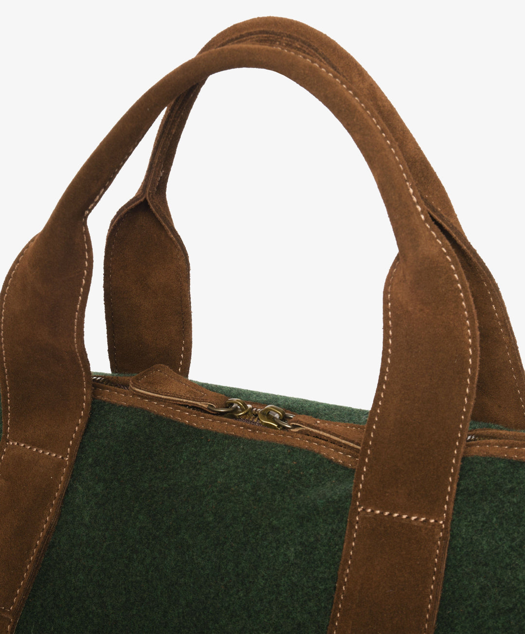 My Style Bags Personalised London Large Felt Duffel Bag – Green Brand Duffel Bag