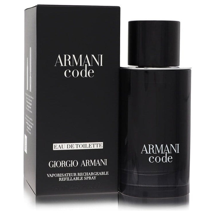 Perfume &amp; Cologne 75 ml Eau De Toilette Spray Refillable Armani Code Eau De Toilette Spray Refillable By Giorgio Armani Brand