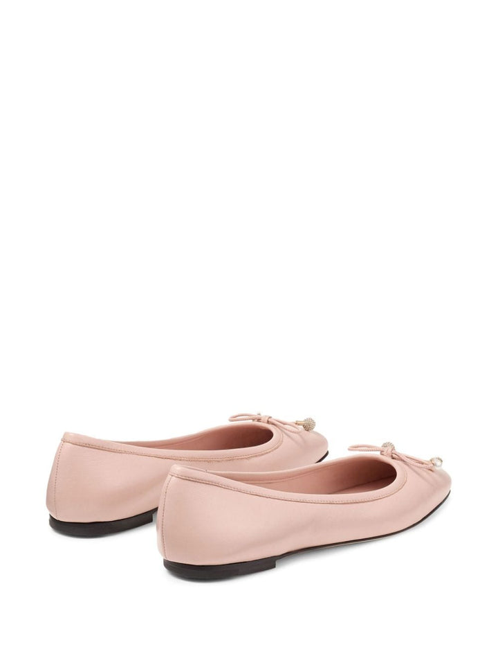 Jimmy Choo Flat Shoes Jimmy Choo Flat shoes Powder Jimmy Choo Light Pink Flats – Chic & Elegance at Italian Luxury Group Brand