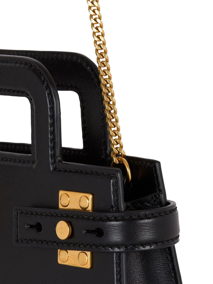 Balmain Handbag UNI Balmain Bag Black Balmain Bag Black Brand