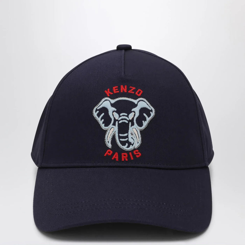 KENZO - Navy blue baseball cap with logo Brand Hats 52