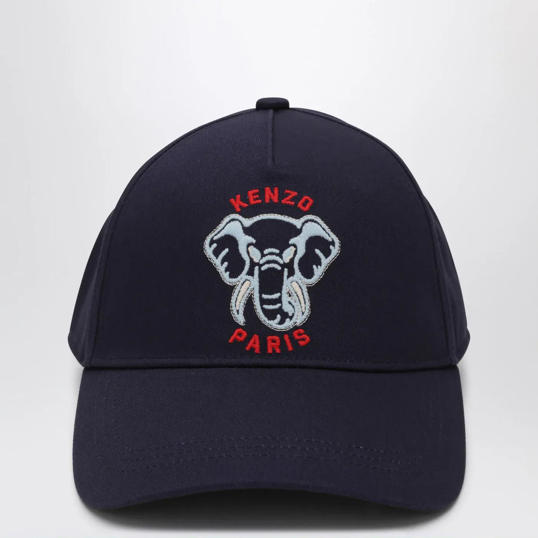 KENZO - Navy blue baseball cap with logo Brand Hats 52