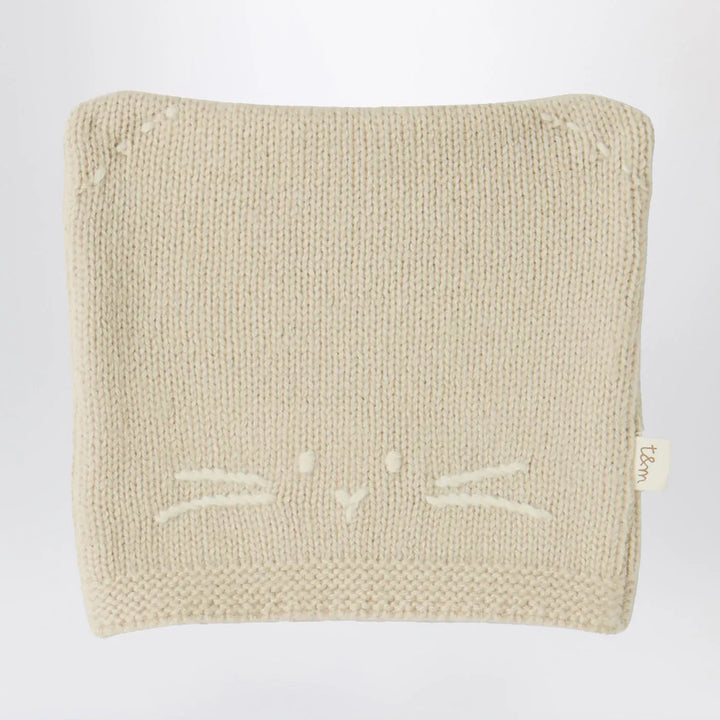 Teddy &amp; Minou - Beige knit set with hat and shoes Brand Hats
