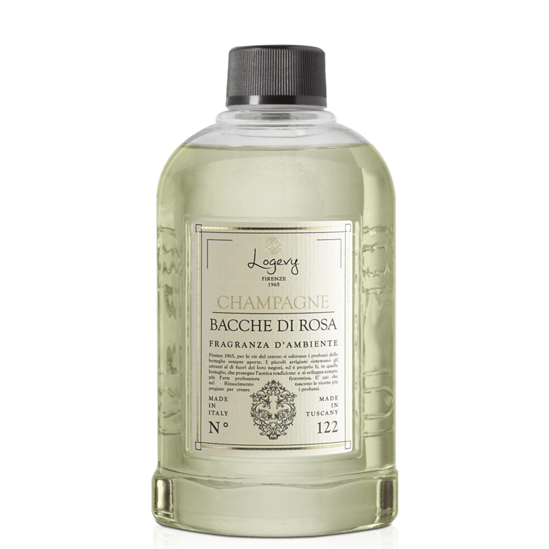 Home Diffuser 500ml Refill Logevy  Champagne and Rose Berries Home Fragrance Brand