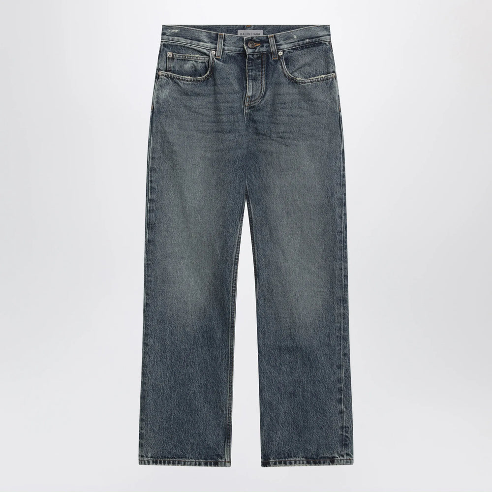 Balenciaga - Vintage blue jeans with worn effect Brand Jeans 25