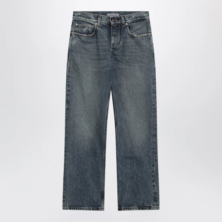 Balenciaga - Vintage blue jeans with worn effect Brand Jeans 25