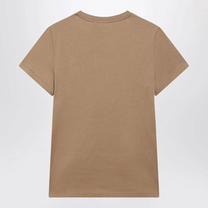 Max Mara - Camel cotton jersey T-shirt Brand
