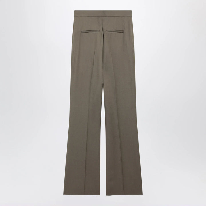 Max Mara - Camel Wool Gabardine Trousers Brand
