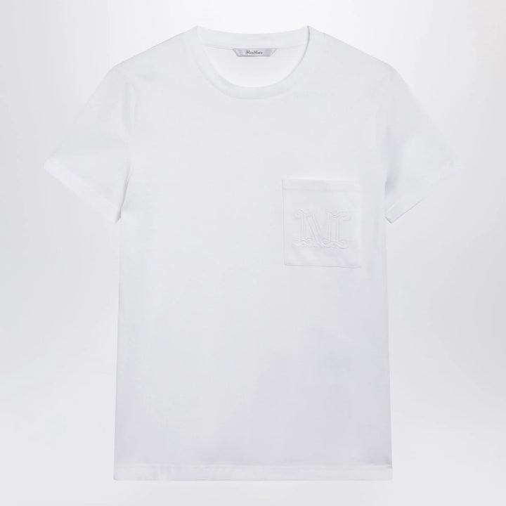Max Mara - White cotton jersey T-shirt Brand XS