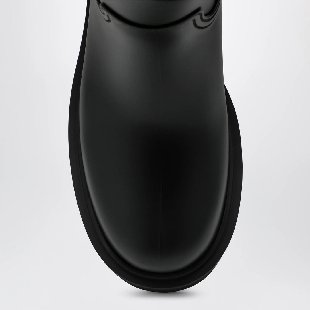 Moncler - Kickstream rain boots in PVC and nylon, black Brand