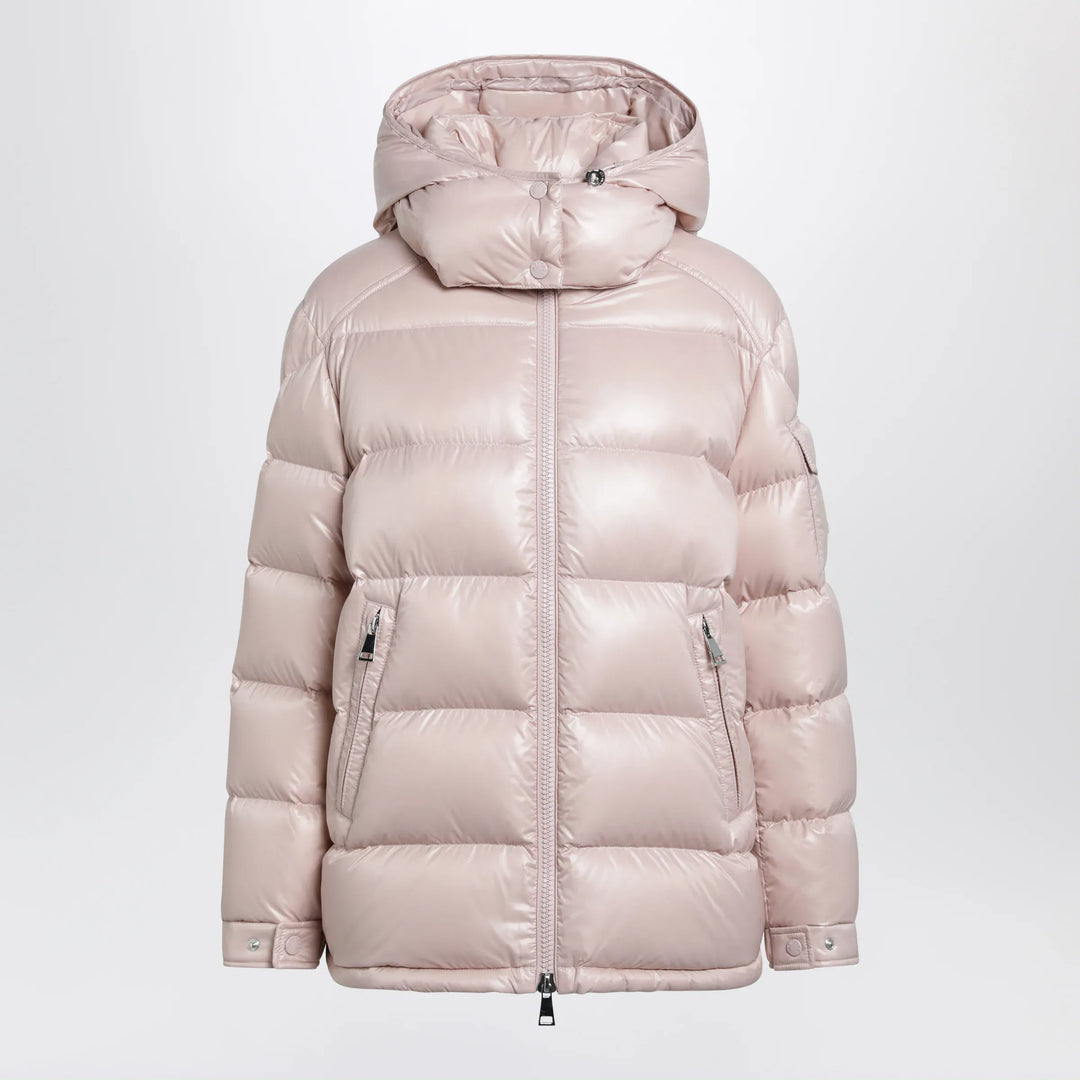 Moncler - Pink Maire down jacket in nylon laqué Brand 1