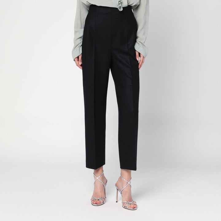 Pants 40  IT Alberta Ferretti - Black wool-blend trousers Brand