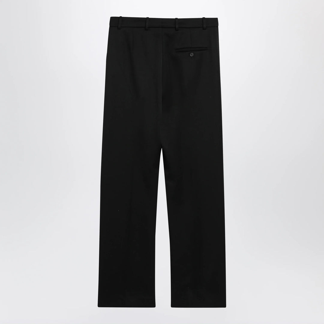 Balenciaga - Too Far tailored trousers in dry wool, black Brand Pants