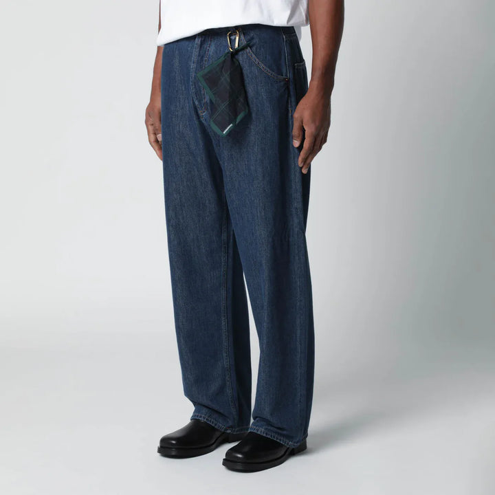 DARKPARK - Indigo blue cotton-blend jeans Brand Pants
