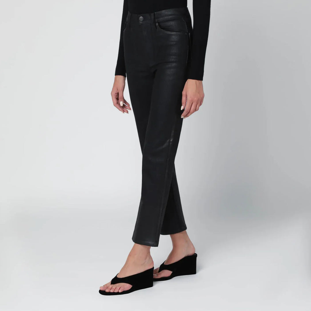 Frame - Black Le Sleek Straight trousers Brand Pants