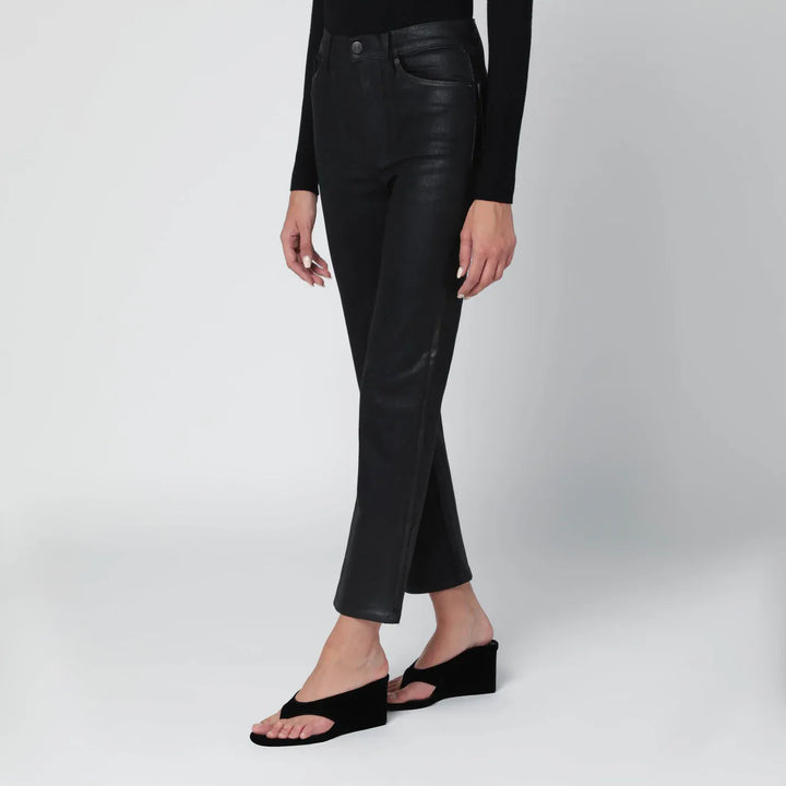 Frame - Black Le Sleek Straight trousers Brand Pants