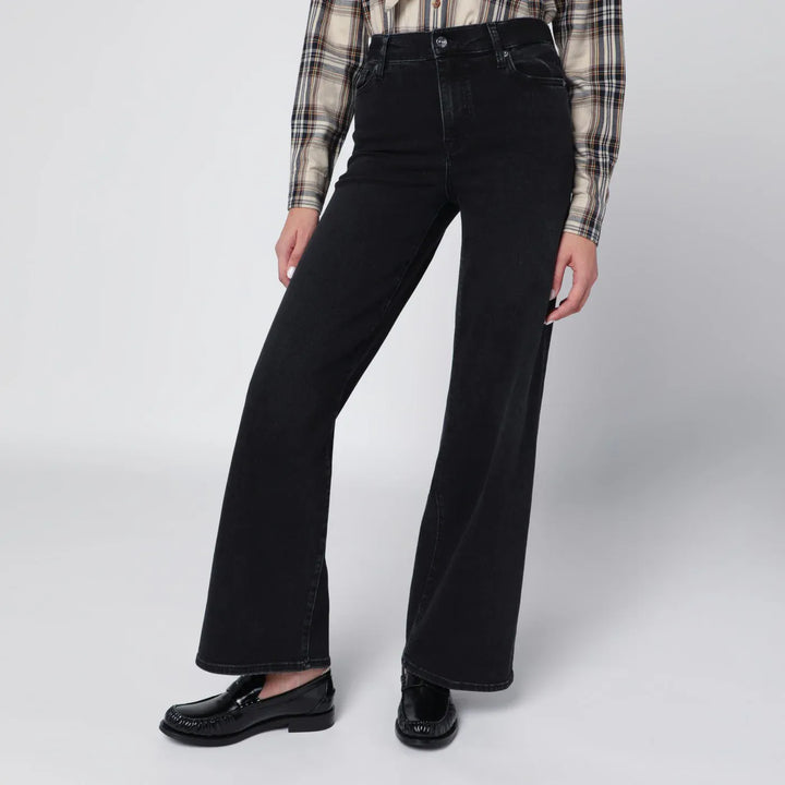 Frame - Black Le Slim Palazzo trousers Brand Pants 29