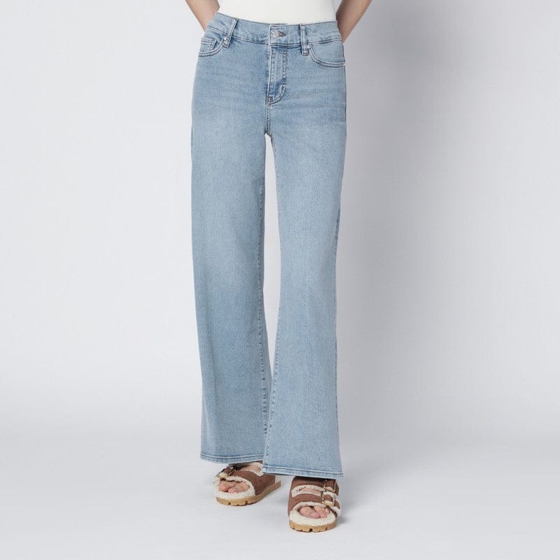Pants Frame - Le Slim Palazzo jeans in Tribute light blue - 27 Brand