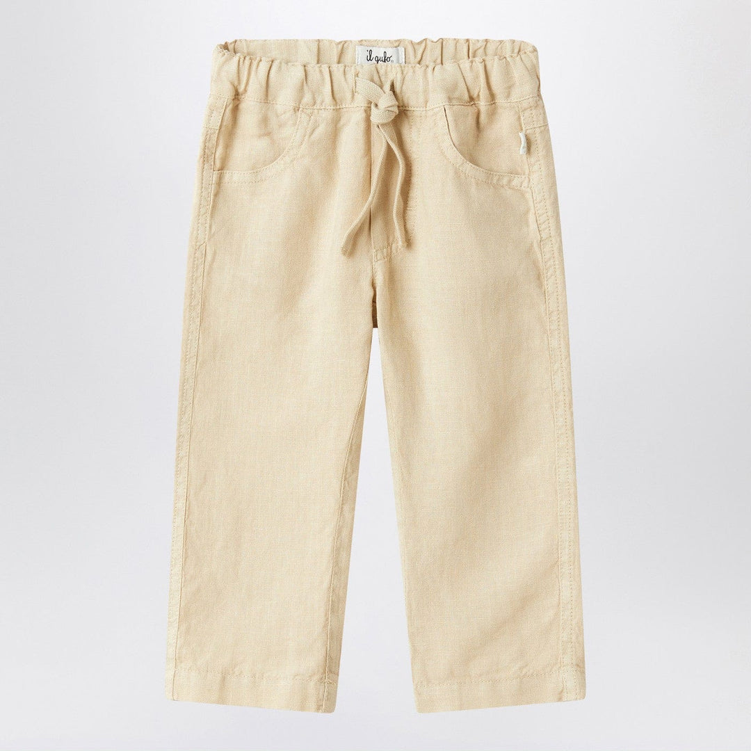 Pants Il Gufo - Beige linen trousers Brand